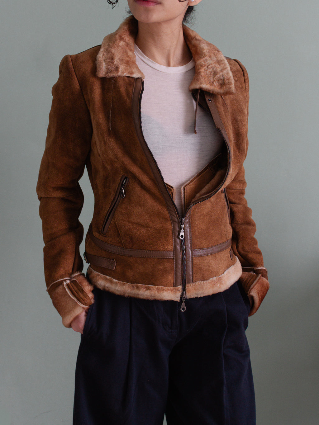 Giacca shearling