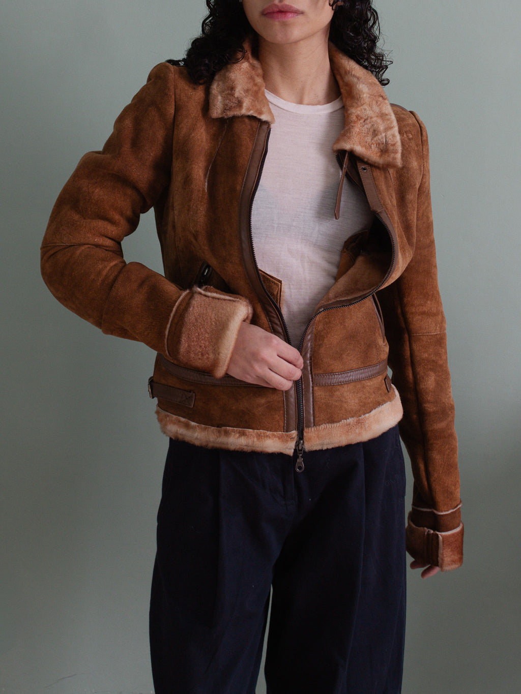 Giacca shearling