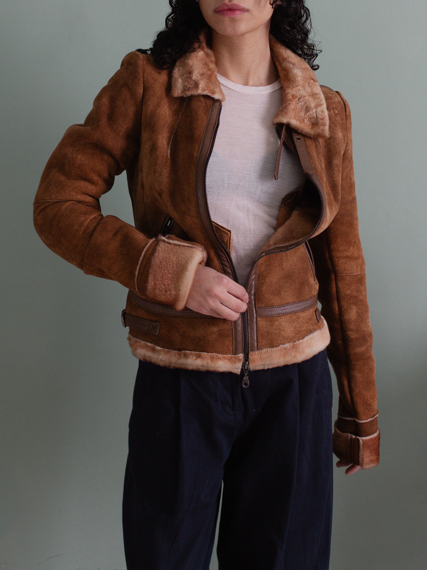 Giacca shearling