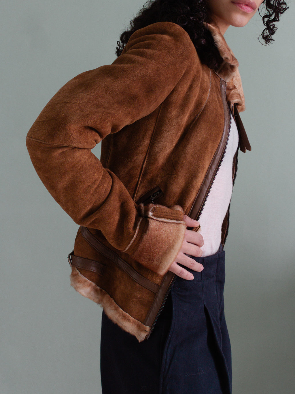 Giacca shearling