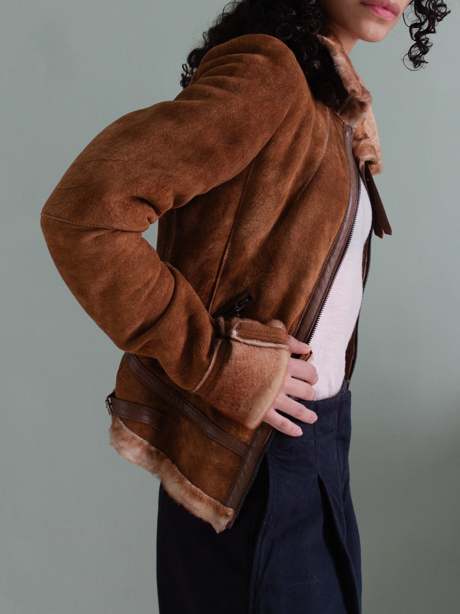 Giacca shearling