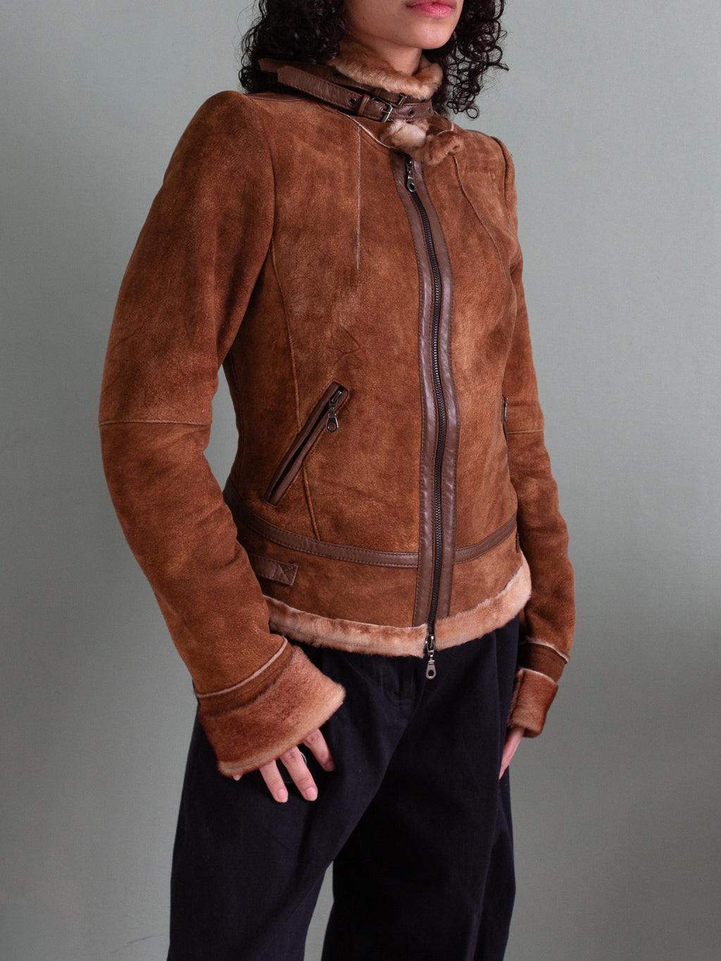 Giacca shearling