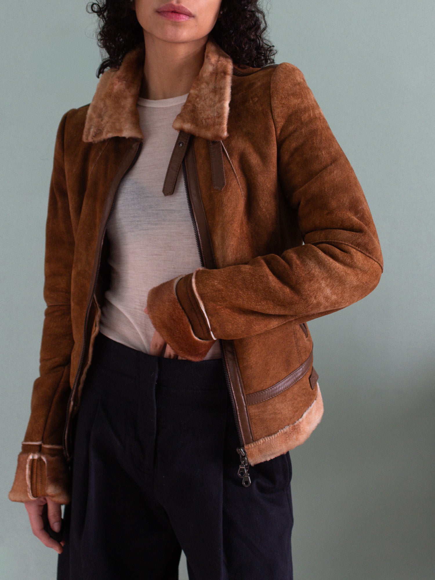 Giacca shearling